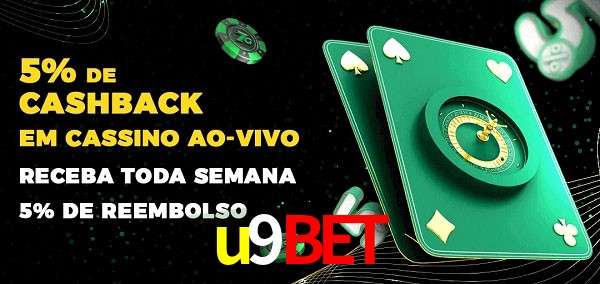 Promoções do cassino ao Vivo u9bet